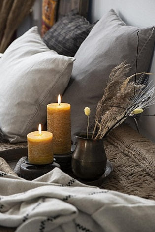 Candles, Cushions and Throws
