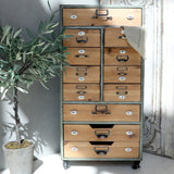12 Drawer Vintage French Style Chest