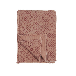 Flower Print Throw