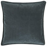 Blue velvet cushions