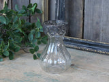 Hyacinth Silver Design Glass Vase