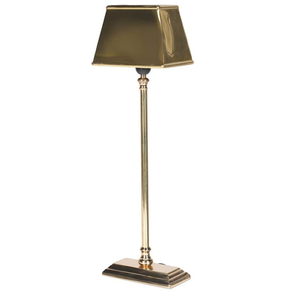 Table Brass Lamp and Shade