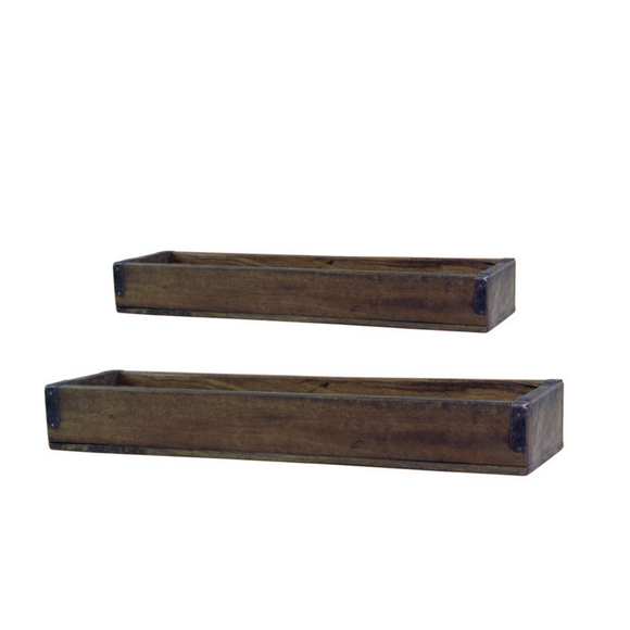 Grimaud Vintage Plates Decorative Boxes ( Set of 2)