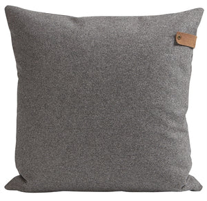 Dark Grey Tina Linen Square Cushion