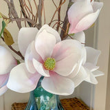 Faux Baby Pink Magnolia Stem
