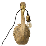 Gold Flamingo Wall Lamp