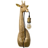 Gold Giraffe Wall Lamp