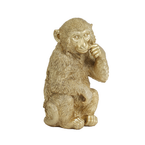 Gold Monkey Ornament