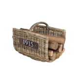 Log Wicker Basket with Handle