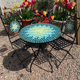Multi-Colour Vintage Garden Bistro Set (3 pieces)