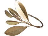 Brass Leaves Napkin Ring (Set of 4)