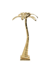 Taxa Gold Palm Tree Candle Holder