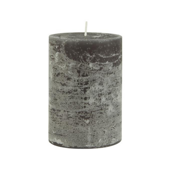 Rustic Candle Dark Grey