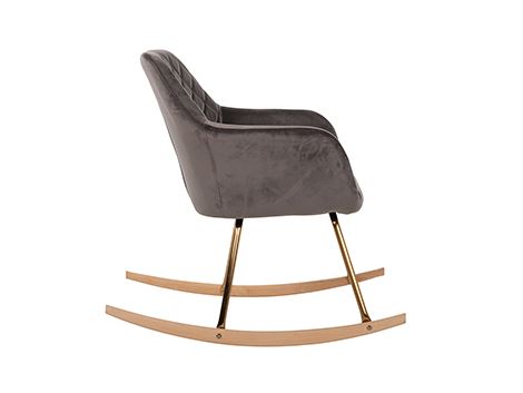 Velvet Rocking Chair