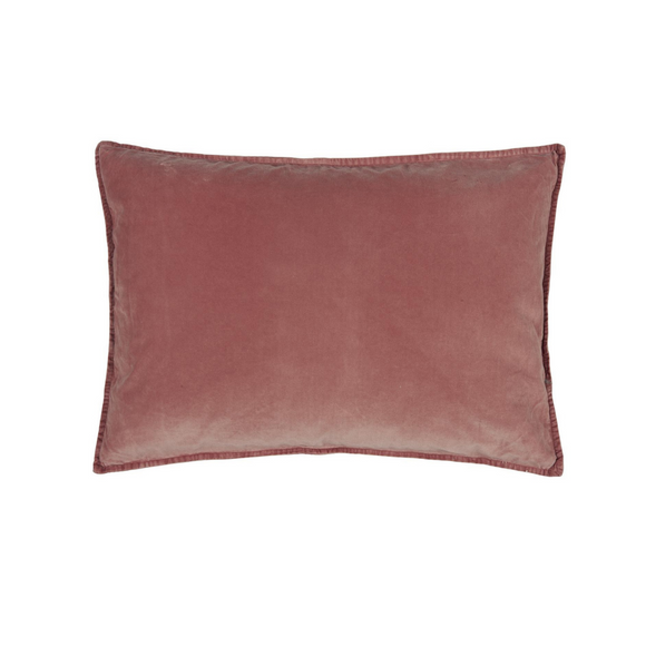 Velvet Faded Rose Cushion