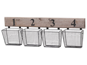 Antique Black Wall Rack